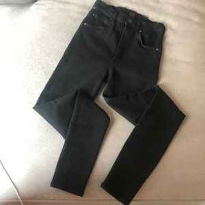 Black stretch skinny jeans